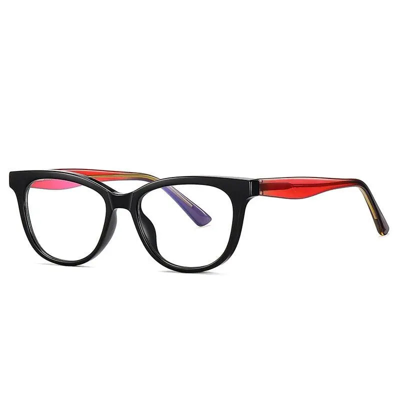 Women's Square Full Rim Titanium Prescription Glasses 20210 — view 5 | Rx Spectacle