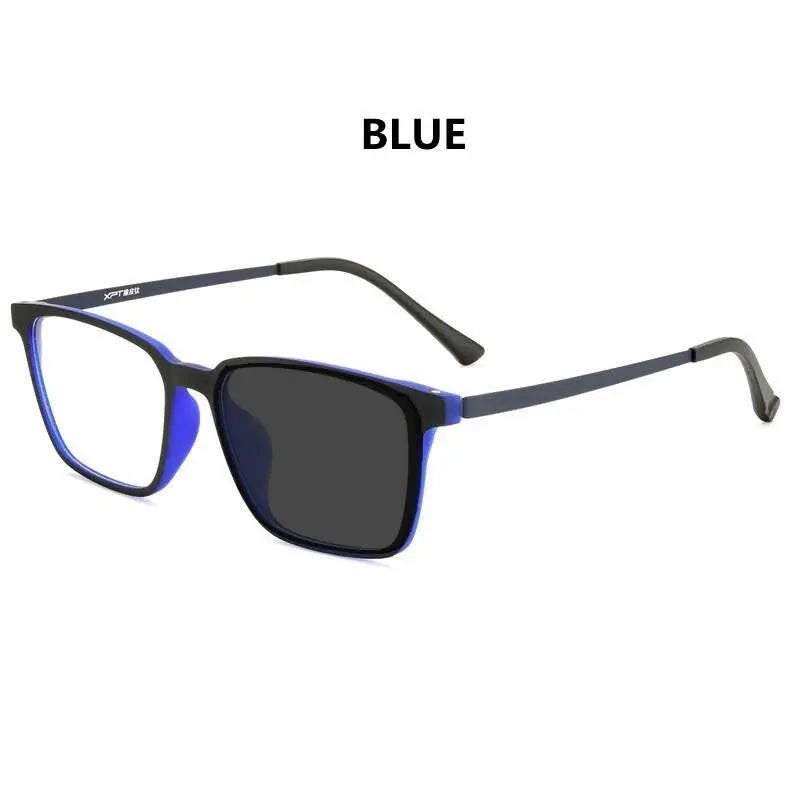 Unisex Square Full Rim Titanium Reading Glasses 150 — view 9 | Rx Spectacle