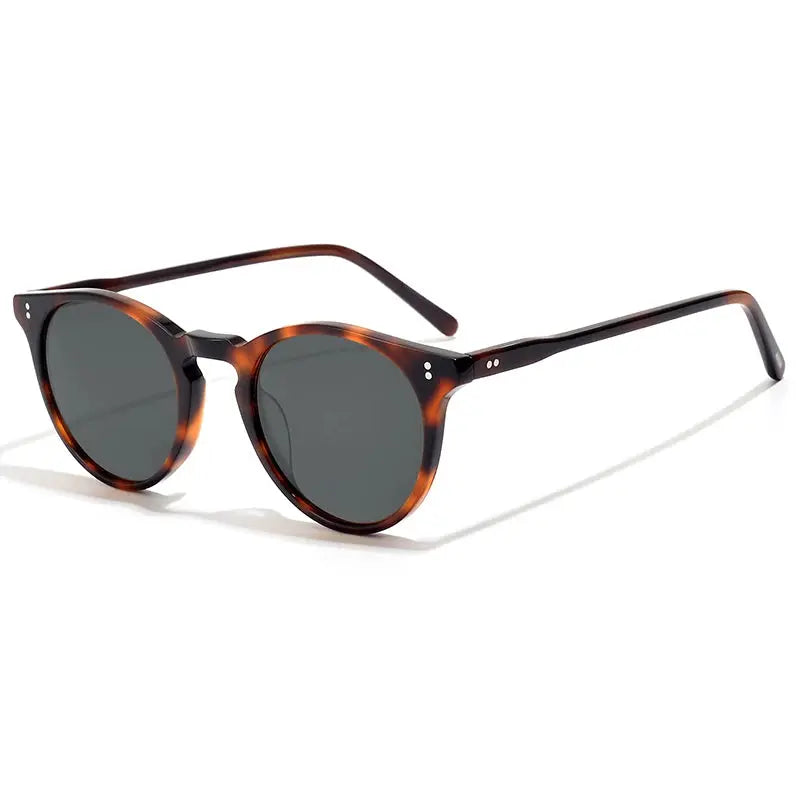 Round Full Rim Acetate Prescription Glasses 605183 — view 8 | Rx Spectacle