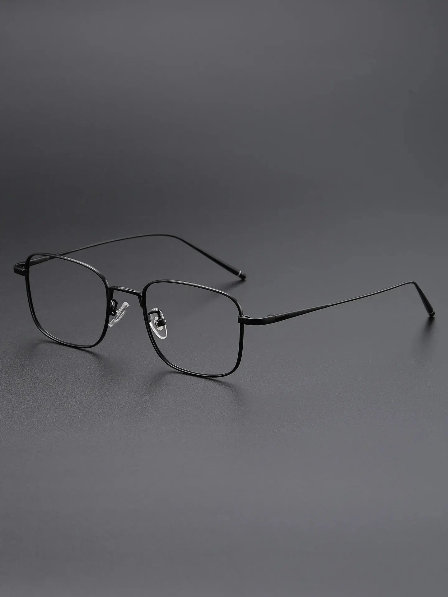 Unisex Polygon Full Rim Titanium Oversized Prescription Glasses 27268 — view 4 | Rx Spectacle