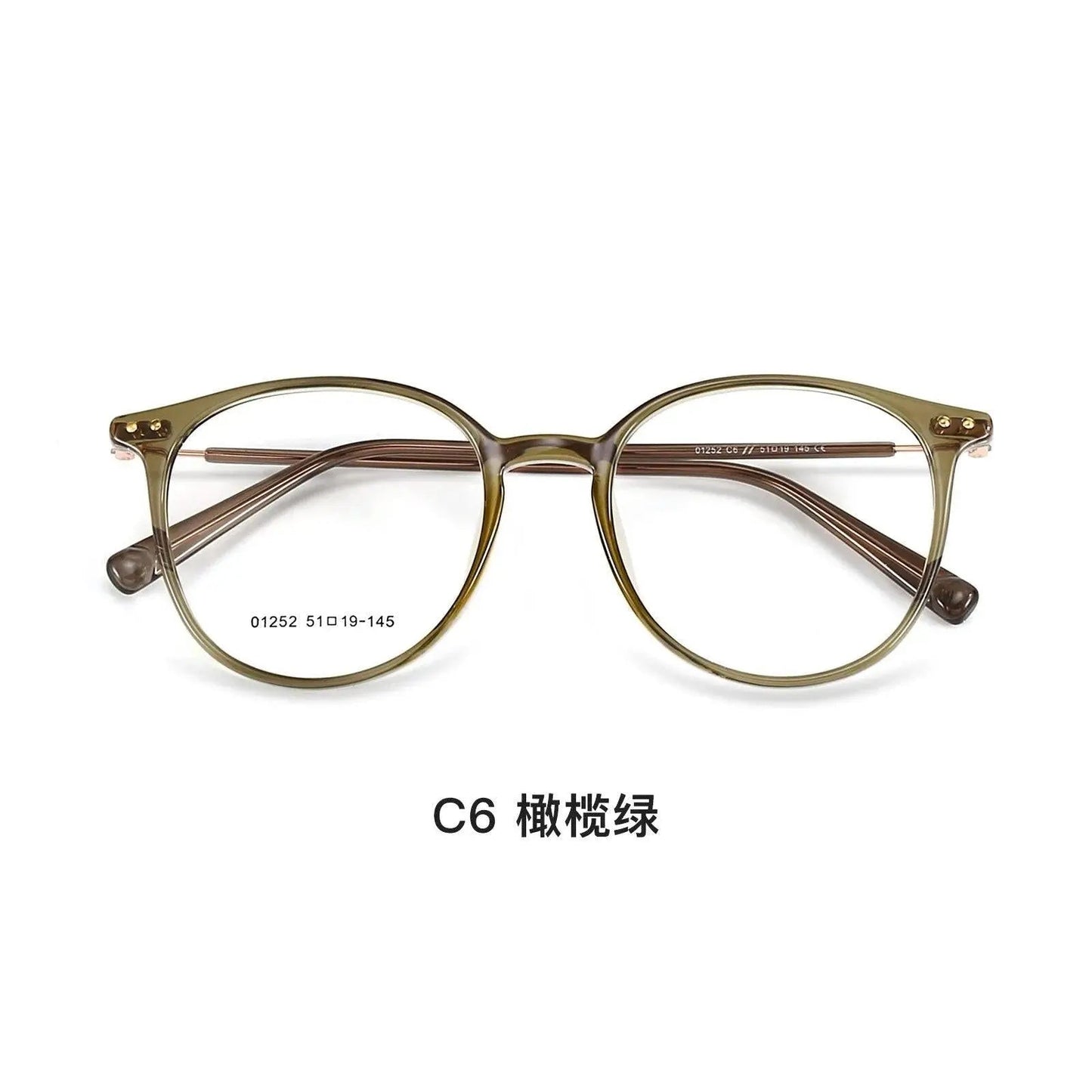 Unisex Square Full Rim TR90 Prescription Glasses 01252 — view 7 | Rx Spectacle
