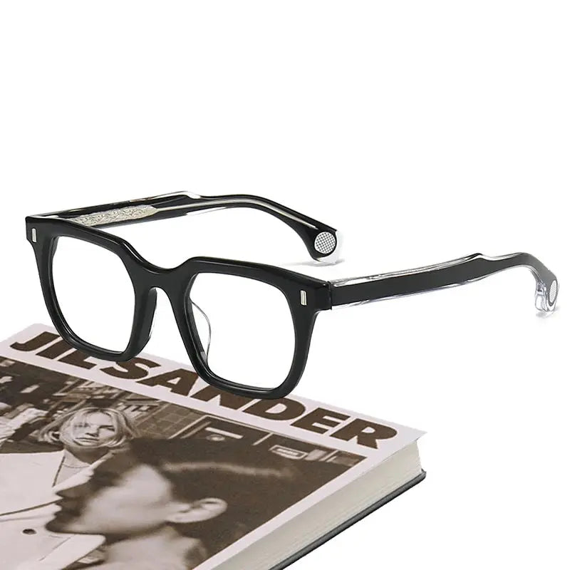 Unisex Square Full Rim Acetate Prescription Glasses 63475 — view 1 | Rx Spectacle