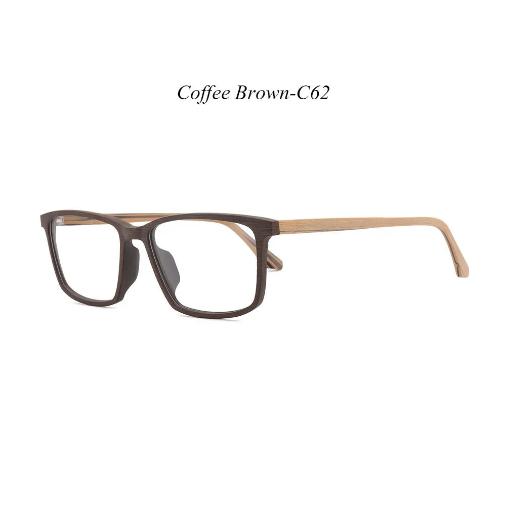 Men's Square Full Rim Titanium Prescription Glasses 169500 — view 3 | Rx Spectacle