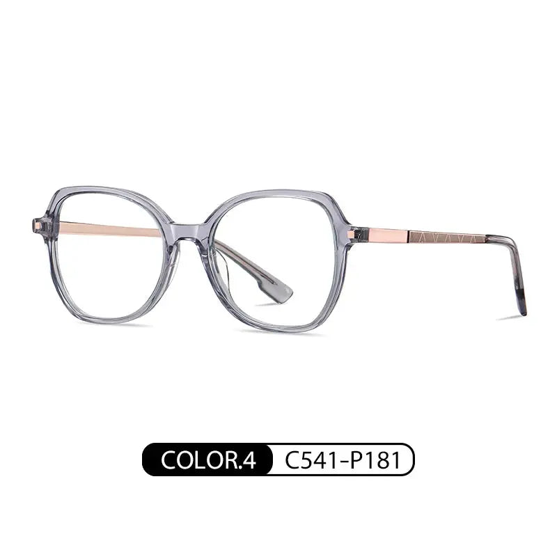 Women's Square Full Rim Acetate Prescription Glasses 9225 — view 10 | Rx Spectacle