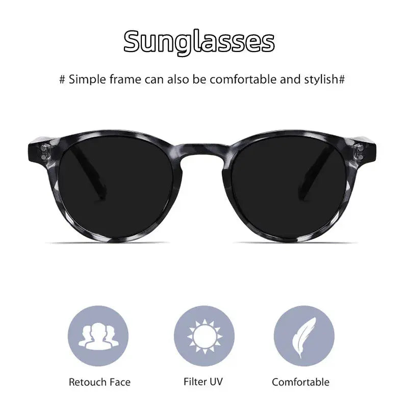 Unisex Round Full Rim Acetate Reading Glasses 3313 — view 3 | Rx Spectacle