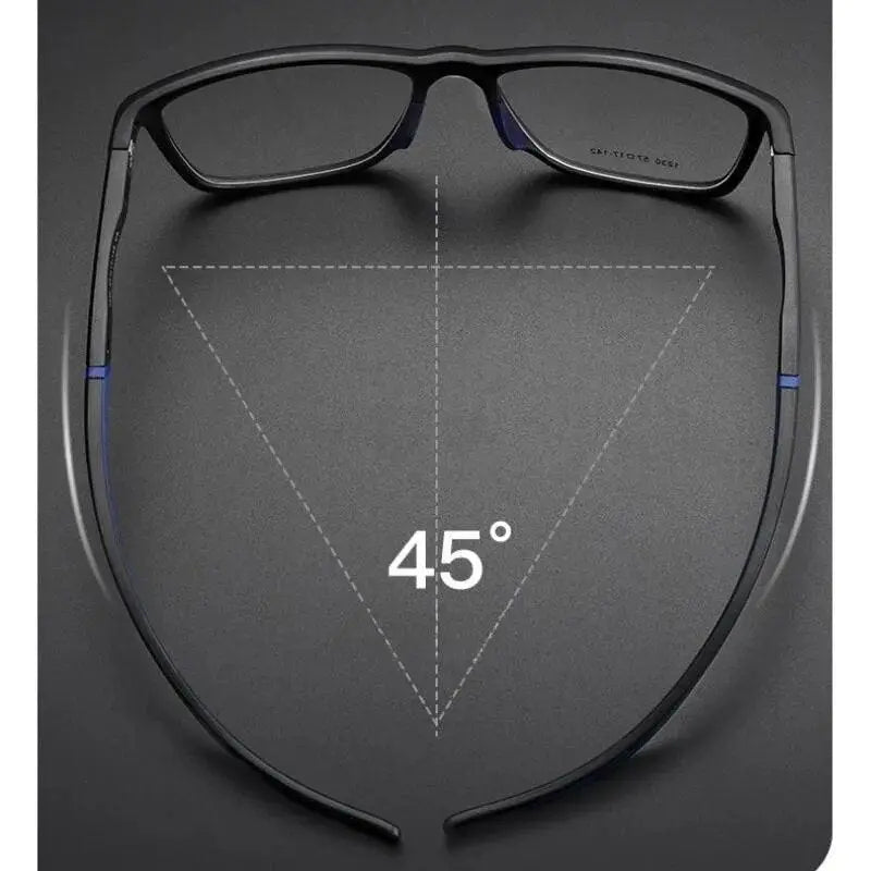Men's Square Full Rim TR90 Sports Glasses Y1230d — view 4 | Rx Spectacle