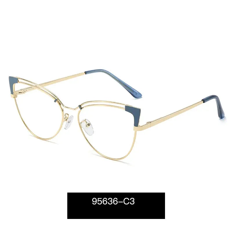 Women's Cat Eye Full Rim TR90 Prescription Glasses 195636 — view 7 | Rx Spectacle