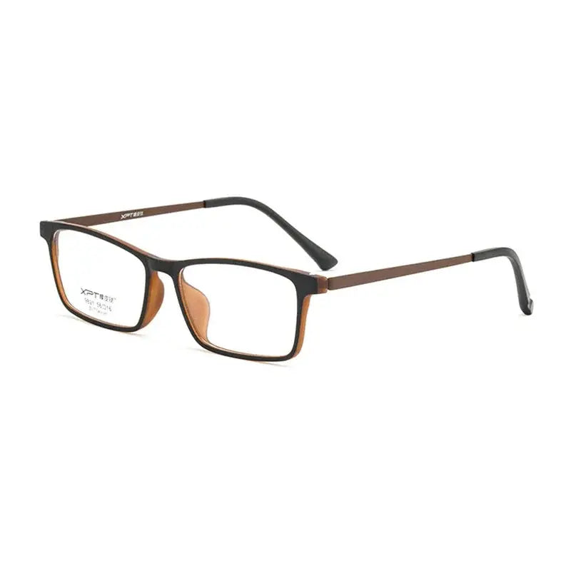 Unisex Square Full Rim Titanium Prescription Glasses 982147 — view 6 | Rx Spectacle