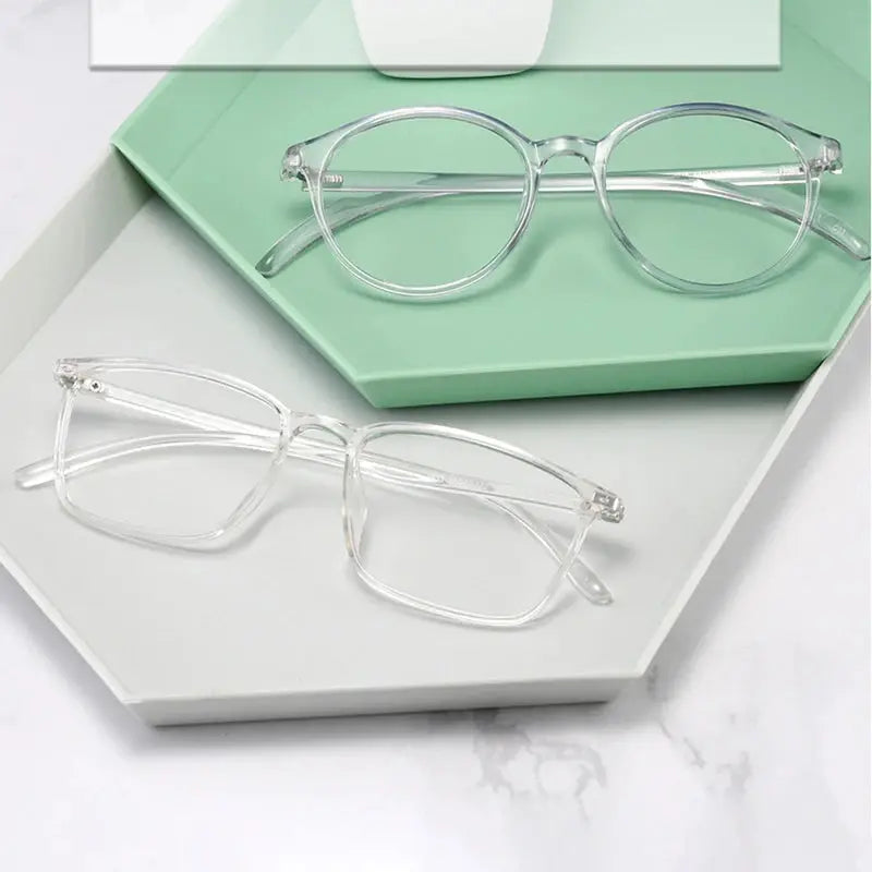 Women's Oval Full Rim TR90 Prescription Glasses 71026 — view 1 | Rx Spectacle