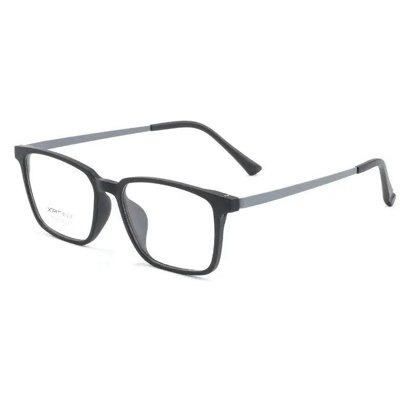 Unisex Square Full Rim Titanium Prescription Glasses 919822 — view 4 | Rx Spectacle