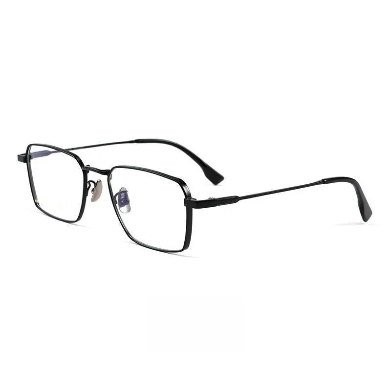 Men's Square Full Rim Titanium Prescription Glasses 205ct — view 4 | Rx Spectacle