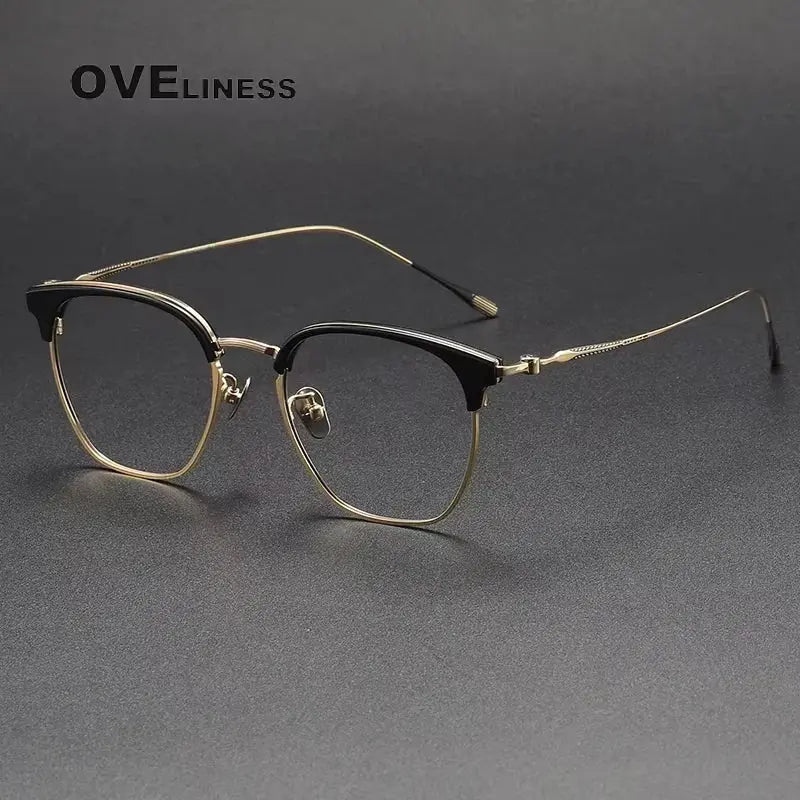 Women's Round Full Rim Titanium Prescription Glasses 380898 — view 4 | Rx Spectacle