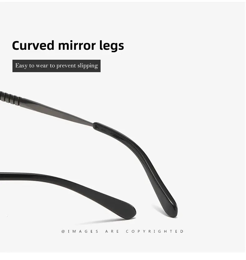 Men's Square Full Rim Titanium Prescription Glasses P8808 — view 14 | Rx Spectacle