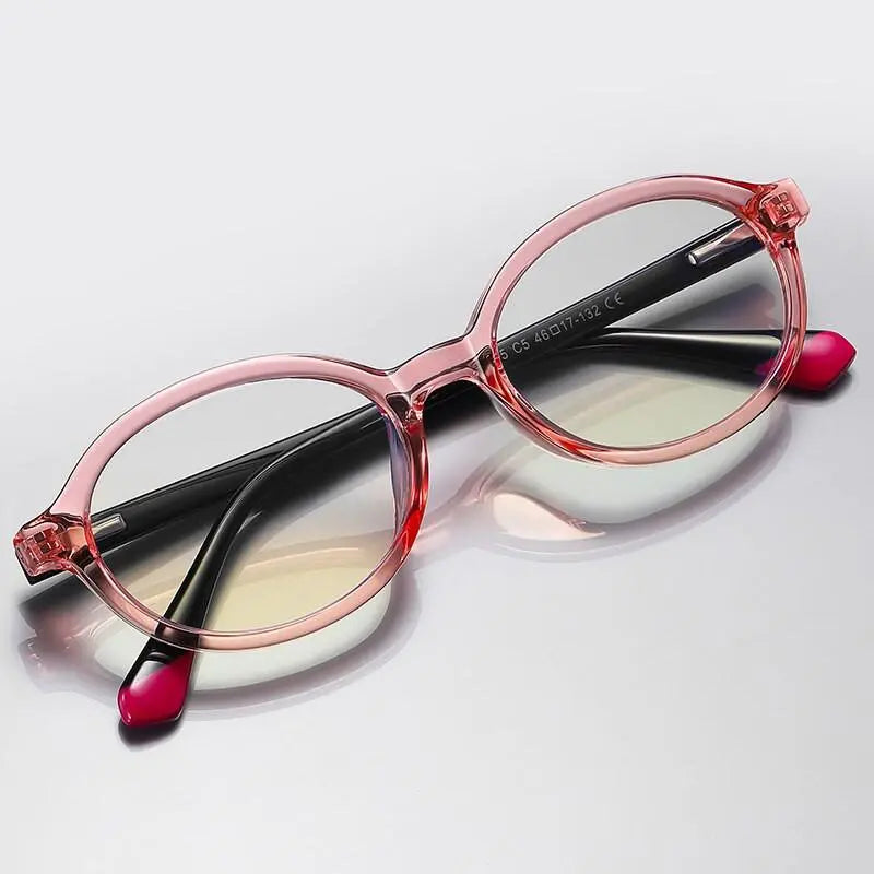 Unisex Round Full Rim Titanium Prescription Glasses 20205 — view 8 | Rx Spectacle