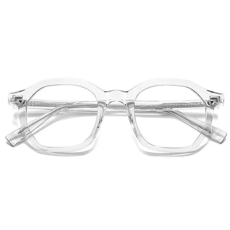 Unisex Square Full Rim Titanium Prescription Glasses 2095 — view 5 | Rx Spectacle