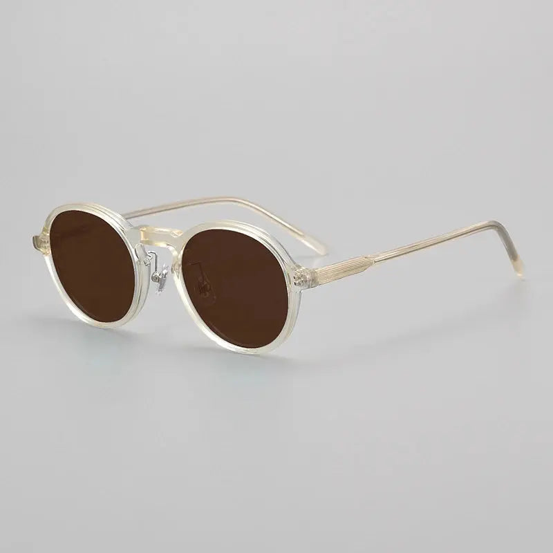Unisex Round Full Rim Acetate Prescription Glasses 14543 — view 12 | Rx Spectacle