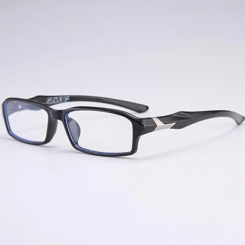 Men's Rectangular Full Rim TR90 Sports Glasses 6059 — view 5 | Rx Spectacle