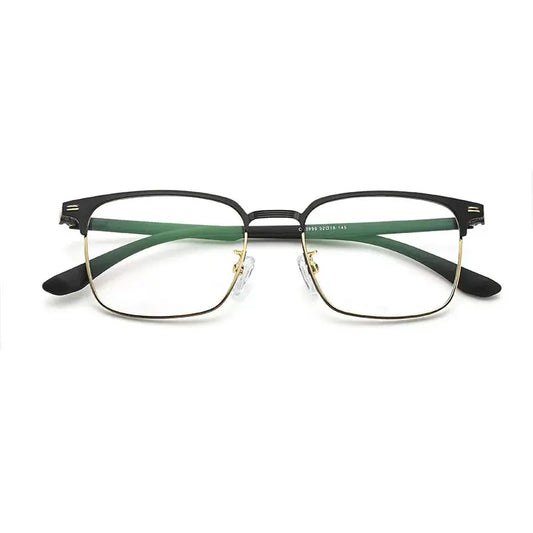 Unisex Square Full Rim Alloy Reading Glasses 33999 — view 1 | Rx Spectacle