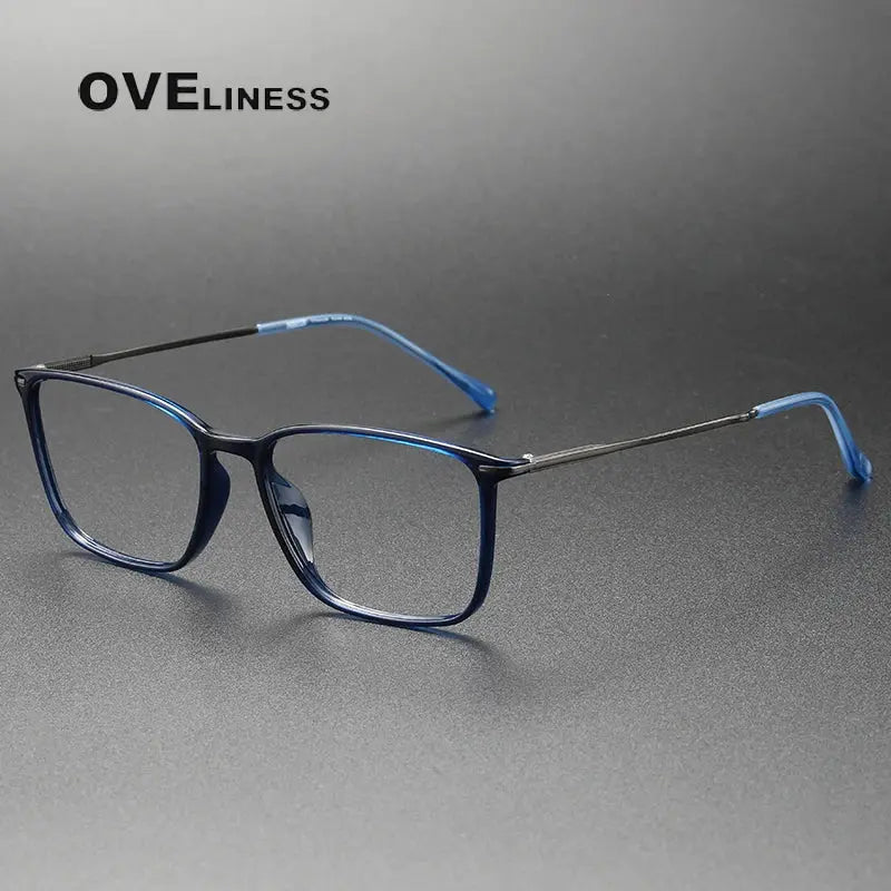 Women's Square Full Rim Titanium Prescription Glasses 328636 — view 3 | Rx Spectacle