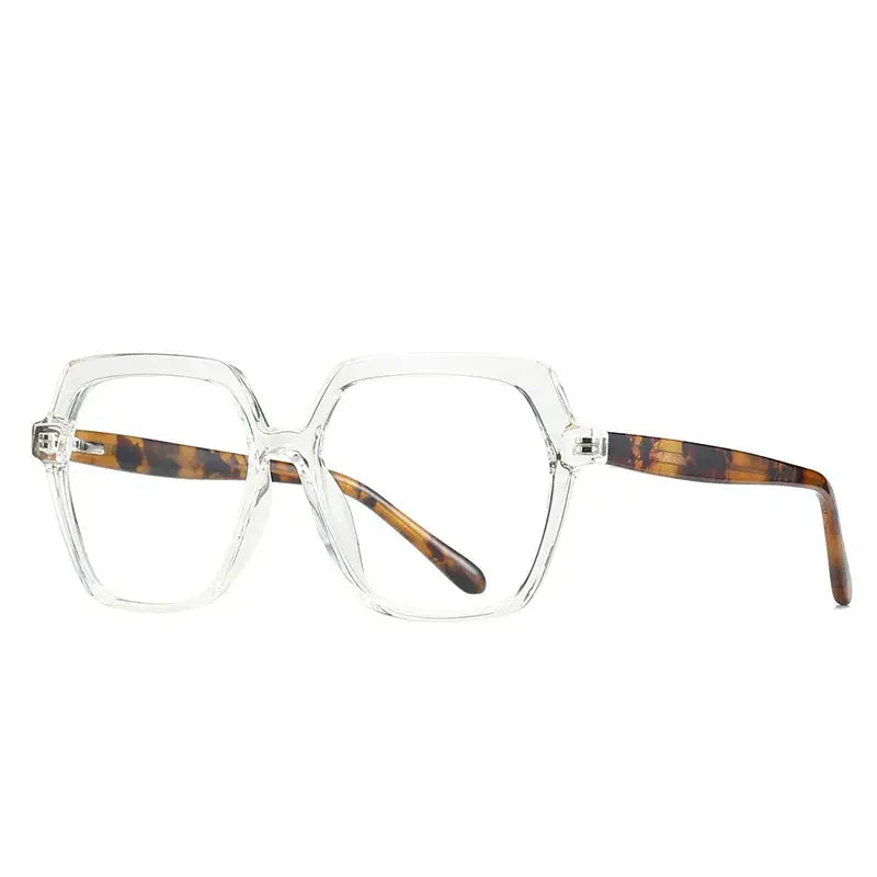 Women's Polygon Full Rim Titanium Prescription Glasses 942018 — view 6 | Rx Spectacle