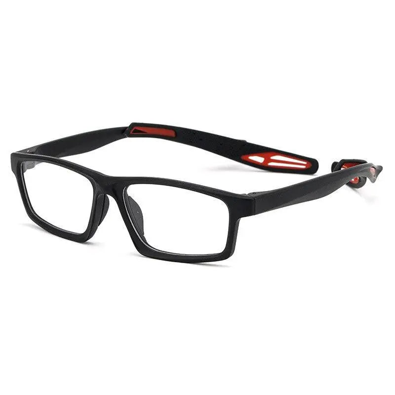 Unisex Square Full Rim TR90 Sports Glasses 1219 — view 4 | Rx Spectacle