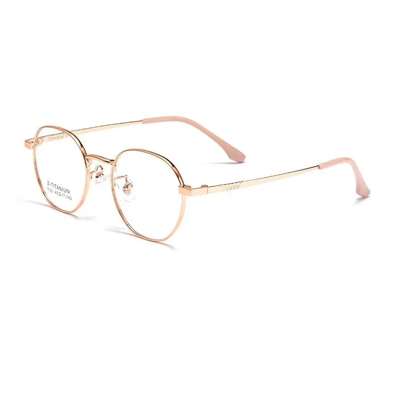 Oval Full Rim Alloy Prescription Glasses 10224 — view 3 | Rx Spectacle