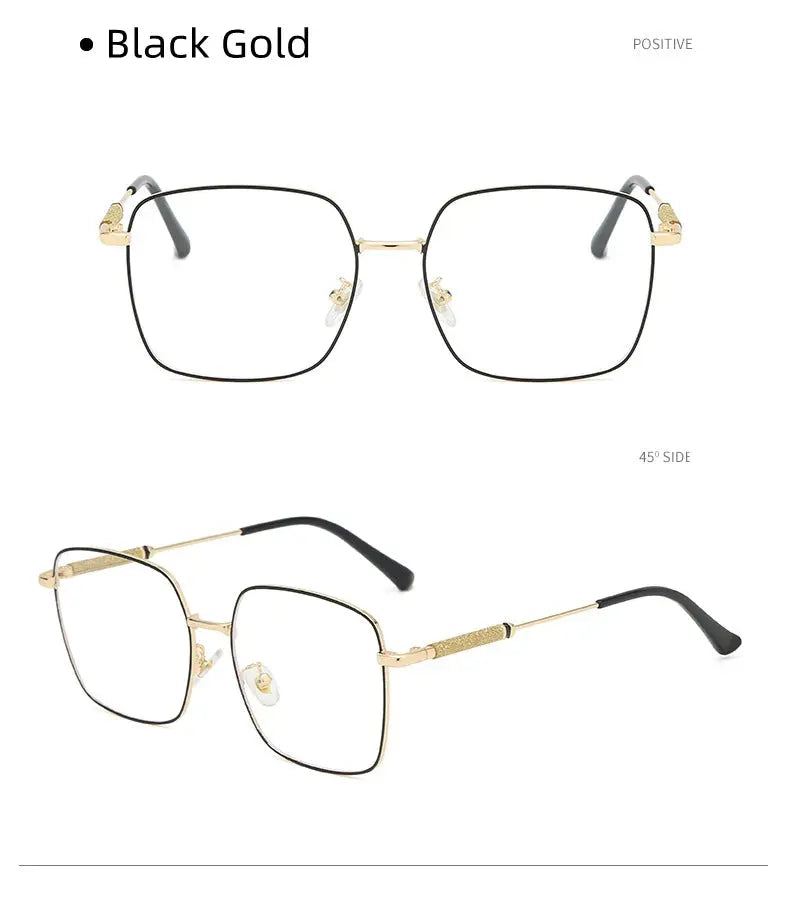 Men's Square Full Rim Alloy Reading Glasses 8960 — view 18 | Rx Spectacle