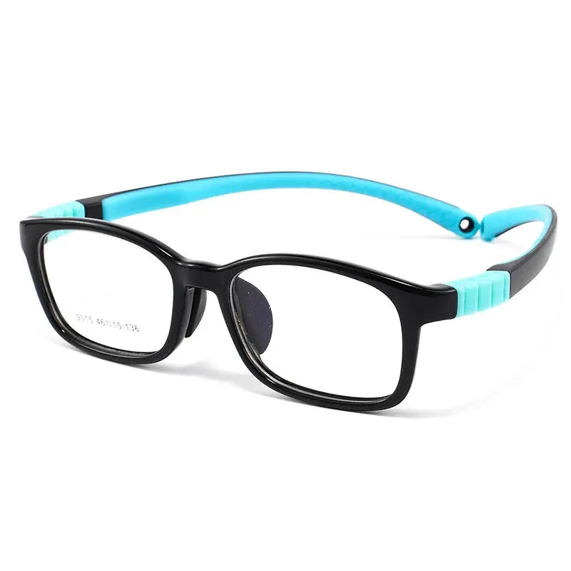 Unisex Square Full Rim TR90 Prescription Glasses Y9015 — view 12 | Rx Spectacle