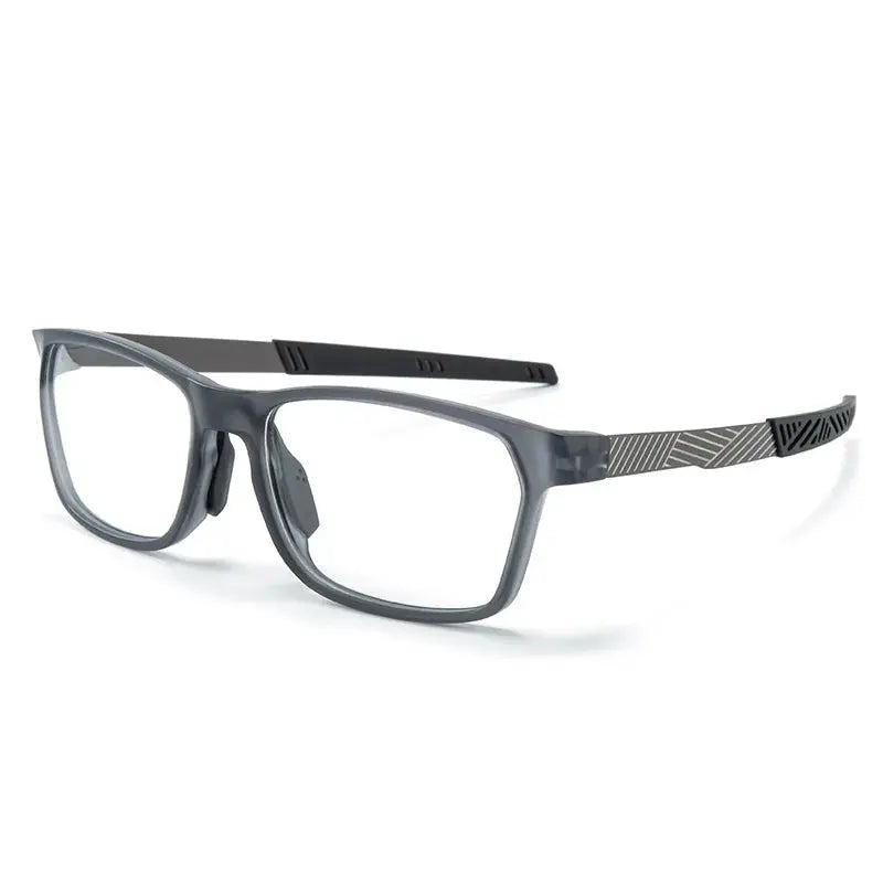 Unisex Square Full Rim TR90 Sports Glasses 48086 — view 5 | Rx Spectacle
