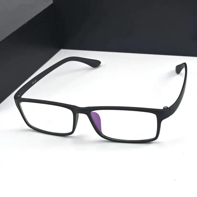 Men's Rectangular Full Rim Acetate Oversized Prescription Glasses 41137 — view 5 | Rx Spectacle