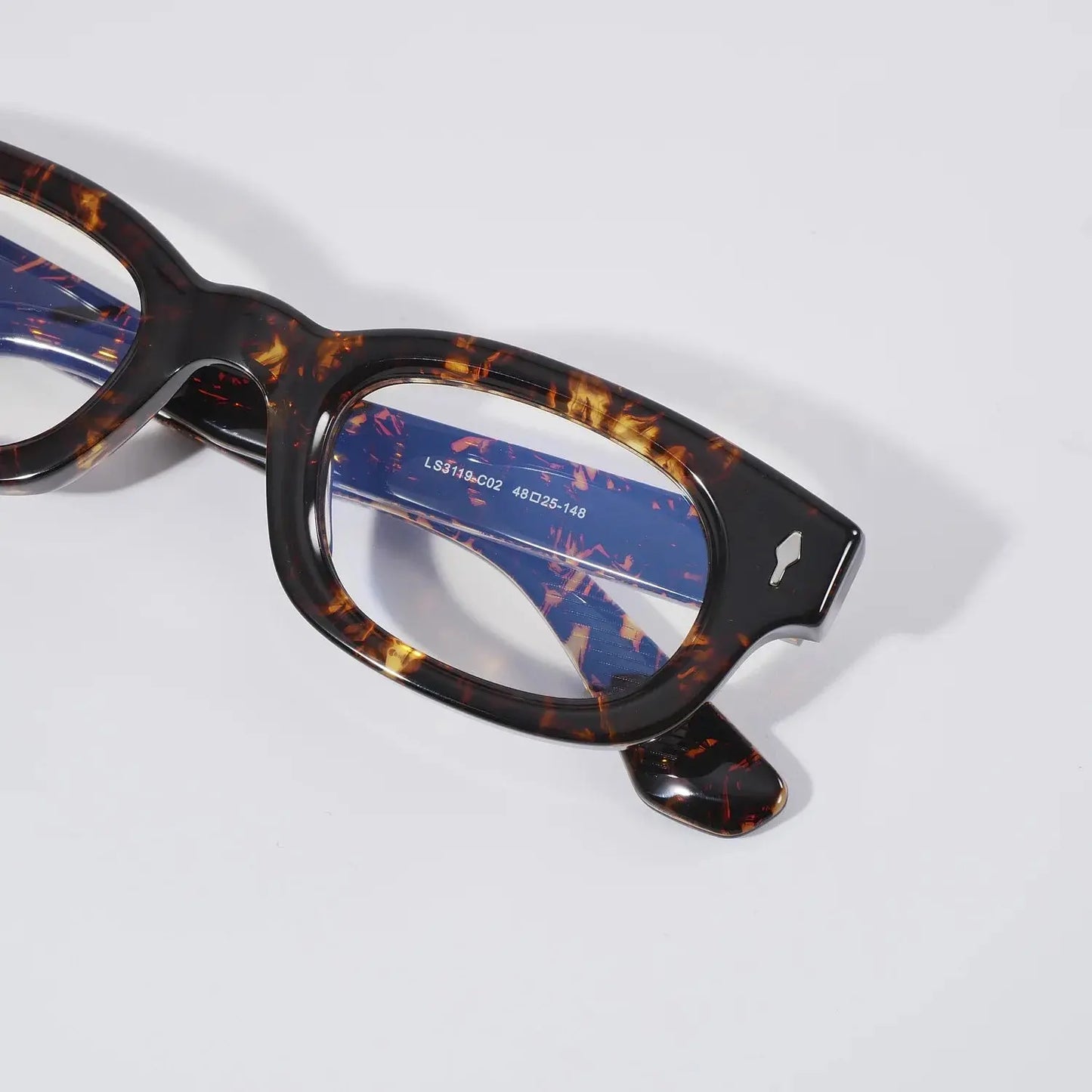 Unisex Oval Full Rim Acetate Prescription Glasses 363119 — view 1 | Rx Spectacle