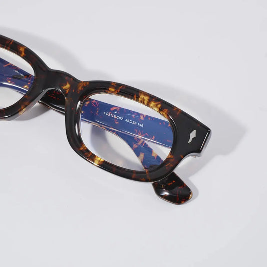 Unisex Oval Full Rim Acetate Prescription Glasses 363119 — view 1 | Rx Spectacle