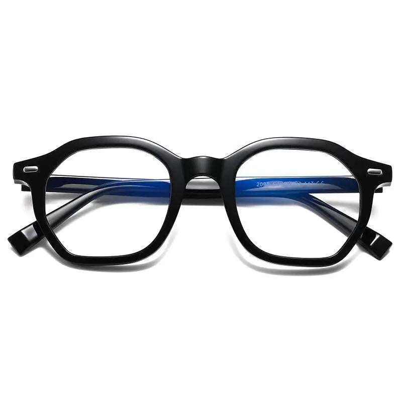 Unisex Square Full Rim Titanium Prescription Glasses 2095 — view 4 | Rx Spectacle