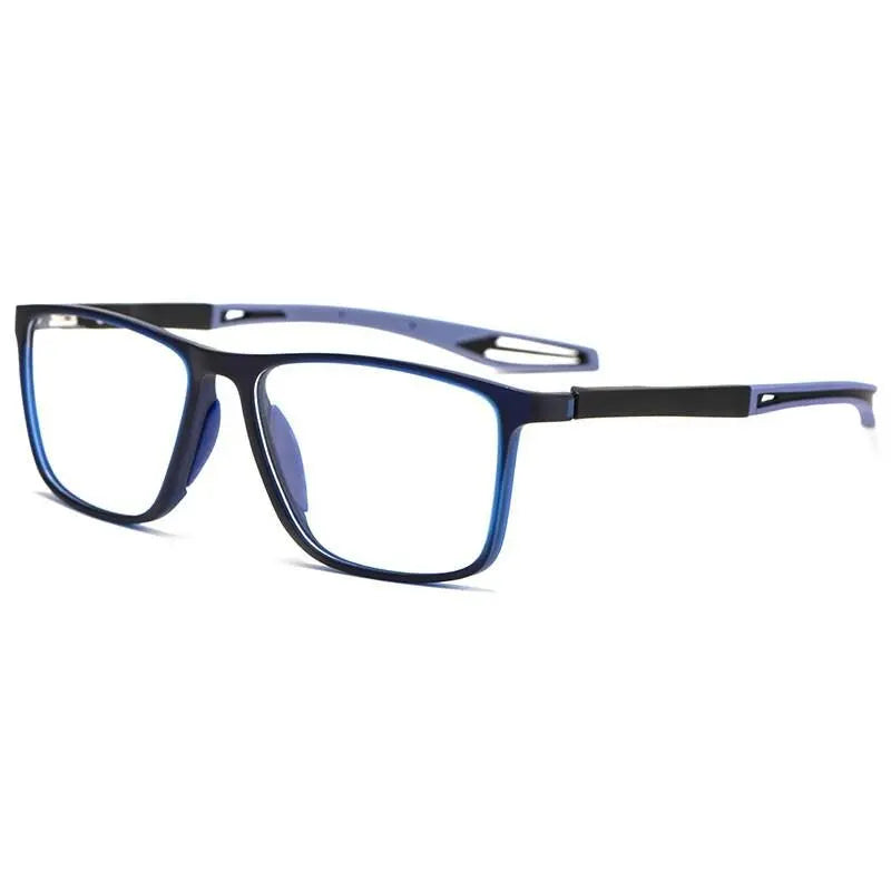 Unisex Square Full Rim TR90 Sports Glasses 1019r — view 3 | Rx Spectacle