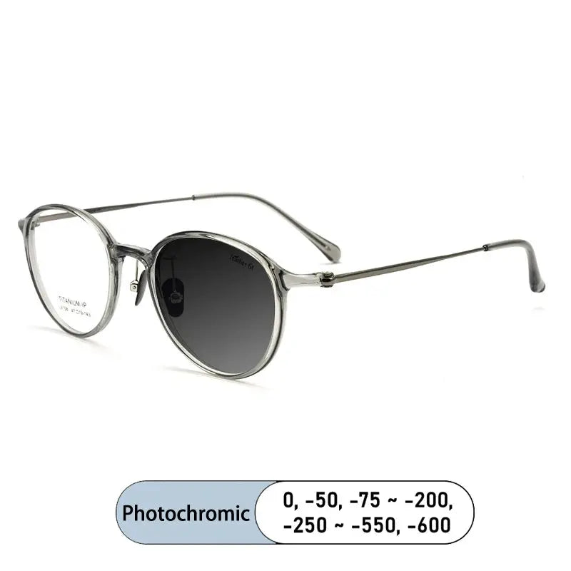 Women's Oval Full Rim Titanium Reading Glasses 39108 — view 3 | Rx Spectacle