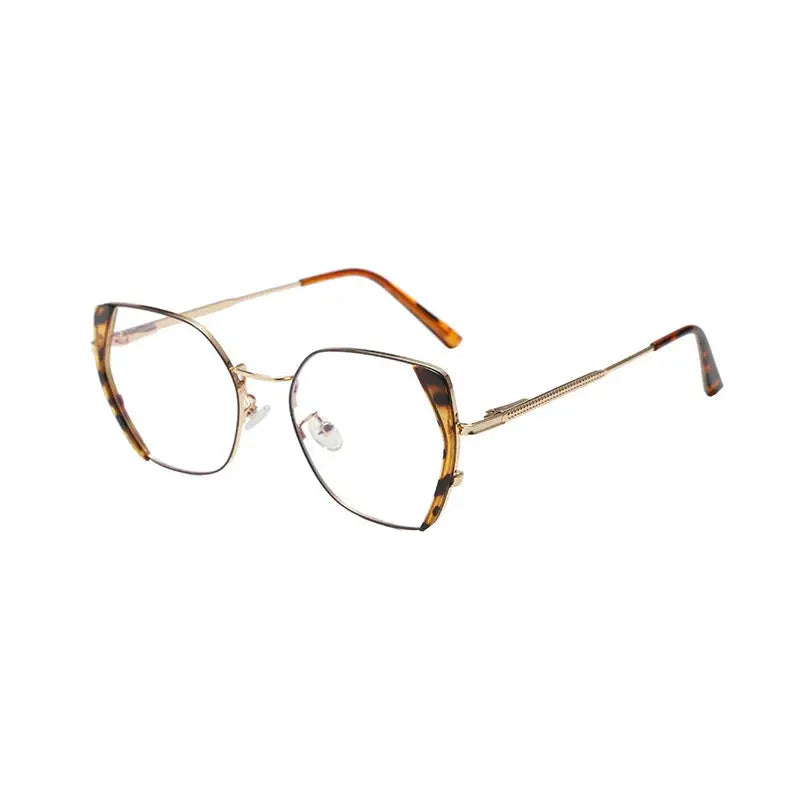 Unisex Cat Eye Full Rim Alloy Prescription Glasses Z3031 — view 6 | Rx Spectacle