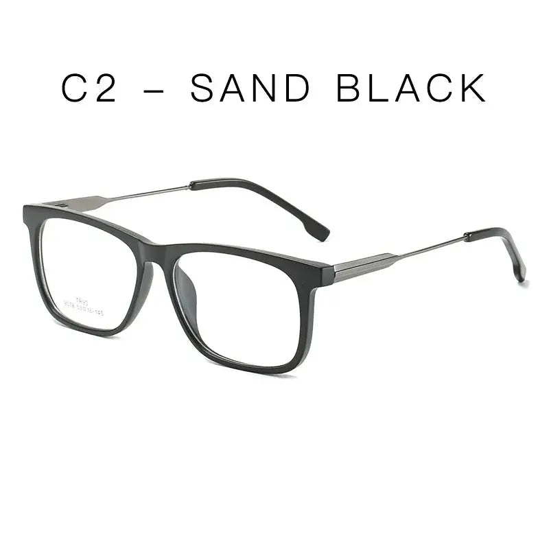 Unisex Square Full Rim TR90 Prescription Glasses 907849 — view 5 | Rx Spectacle