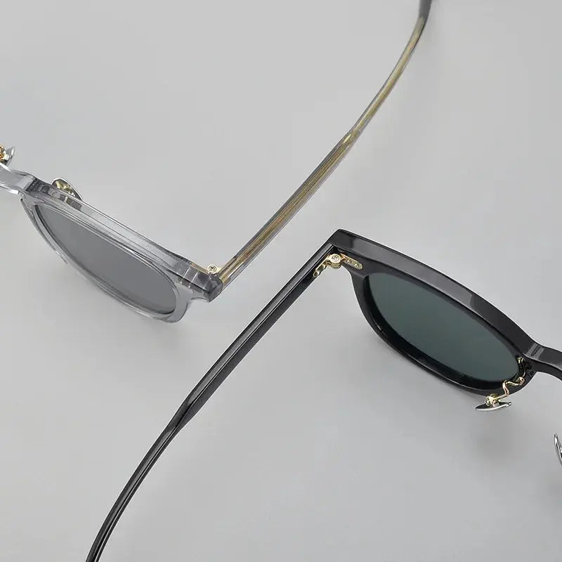 Unisex Square Full Rim Acetate Prescription Glasses 8153 — view 4 | Rx Spectacle