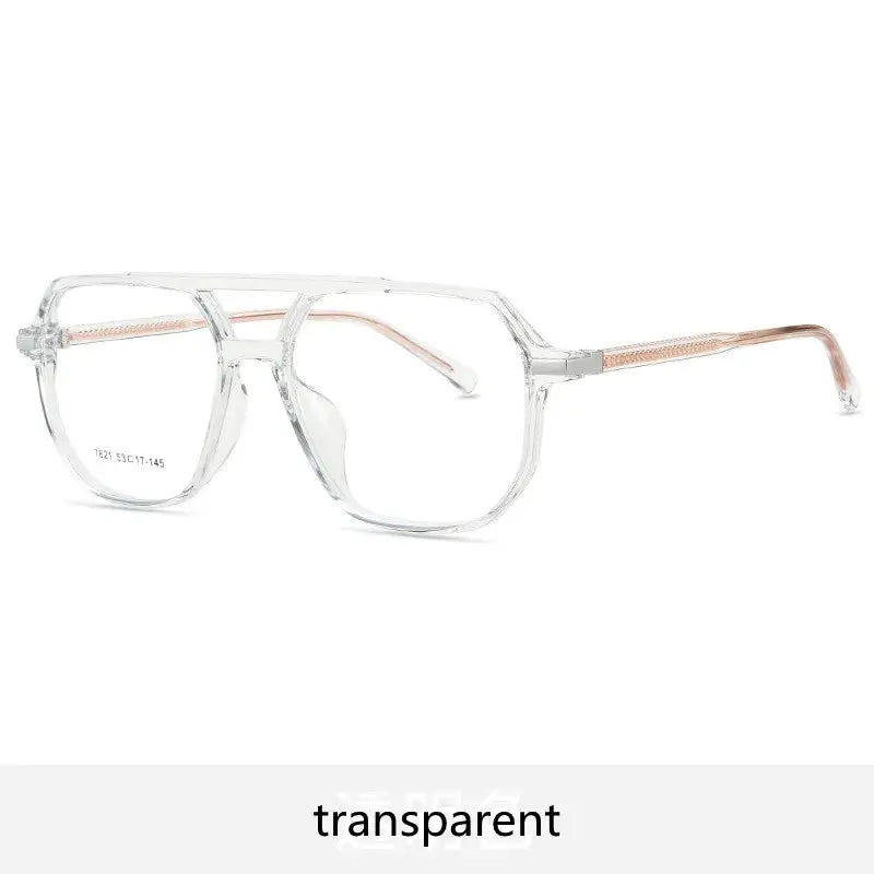 Unisex Oval Full Rim Acetate Double Bridge Prescription Glasses 7821 — view 9 | Rx Spectacle