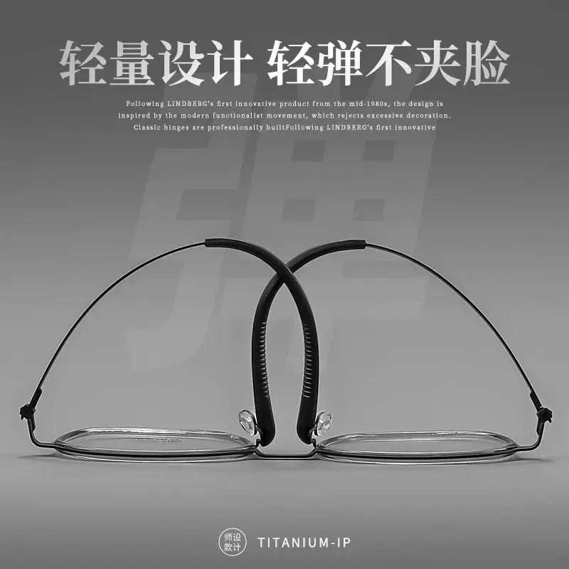 Unisex Round Full Rim Titanium Prescription Glasses 2604 — view 4 | Rx Spectacle