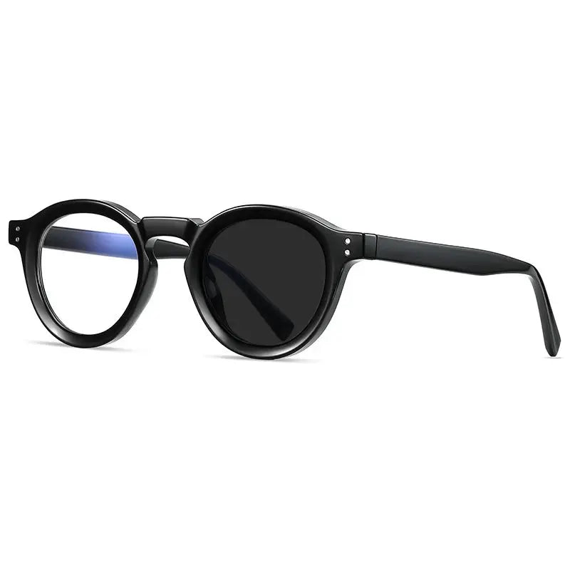 Unisex Round Full Rim Acetate Prescription Glasses Xk2090 — view 18 | Rx Spectacle