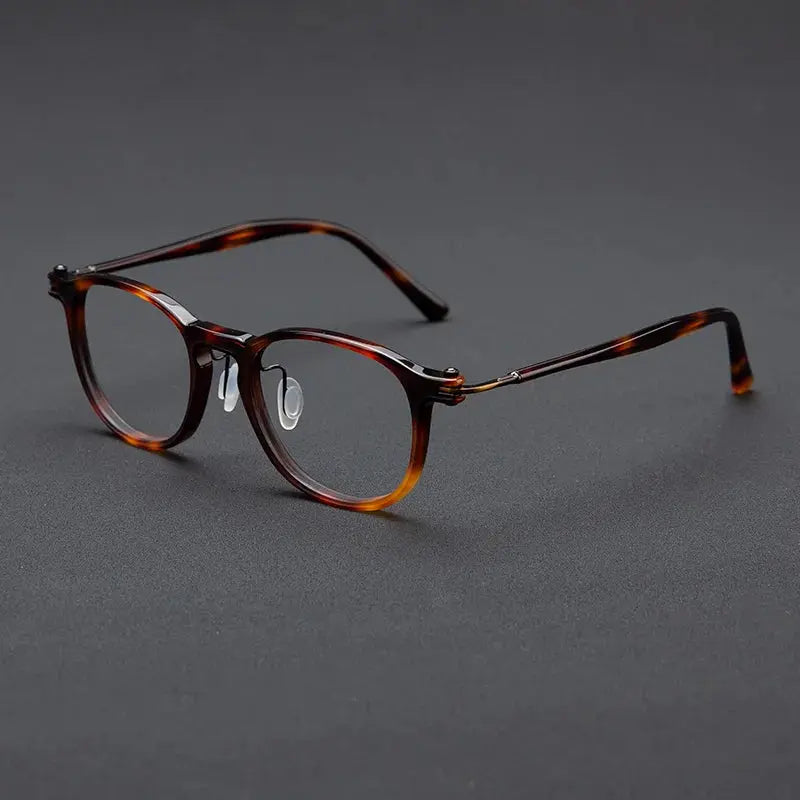 Unisex Square Full Rim Acetate Prescription Glasses 0265585 — view 3 | Rx Spectacle