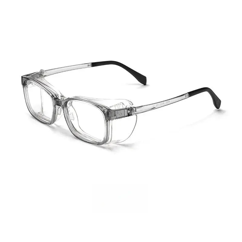 Unisex Rectangular Full Rim Clip-On Prescription Glasses 910210 — view 4 | Rx Spectacle