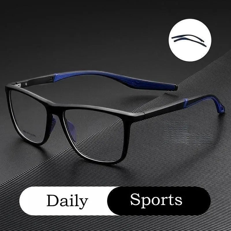 Men's Square Full Rim TR90 Sports Glasses Y1230d — view 3 | Rx Spectacle