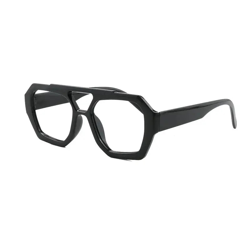 Unisex Polygon Full Rim TR90 Double Bridge Reading Glasses 220033 — view 9 | Rx Spectacle