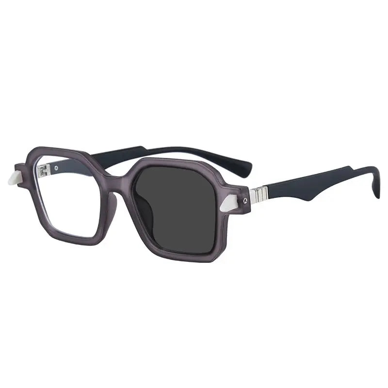 Unisex Square Full Rim Acetate Oversized Reading Glasses 5571 — view 12 | Rx Spectacle