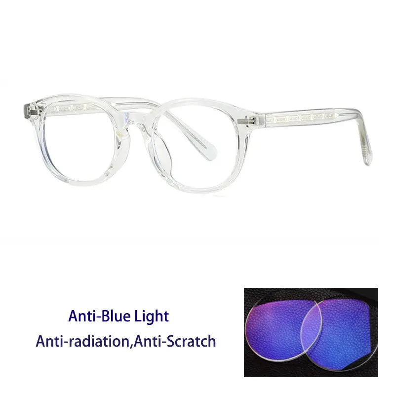Unisex Round Full Rim TR90 Reading Glasses 28017 — view 13 | Rx Spectacle