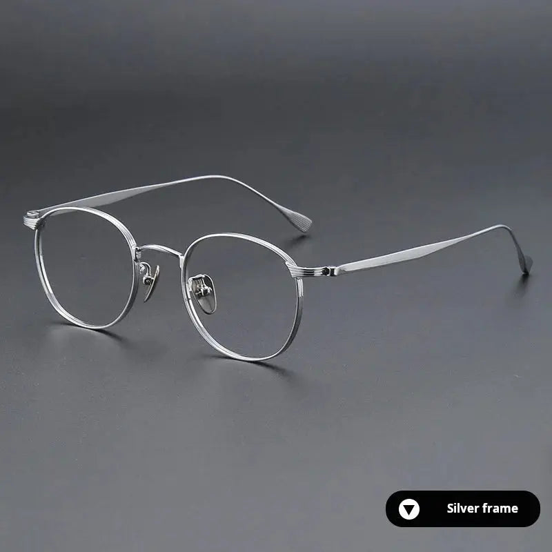 Women's Polygon Full Rim Titanium Prescription Glasses 72184 — view 6 | Rx Spectacle