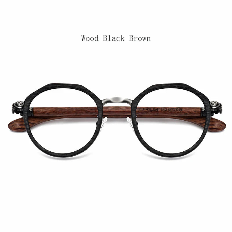 Polygon Full Rim Titanium Prescription Glasses 561200 — view 3 | Rx Spectacle