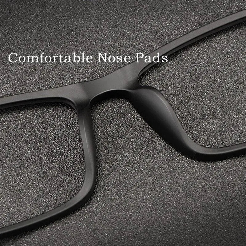 Men's Square Full Rim Titanium Reading Glasses Y8822 — view 10 | Rx Spectacle
